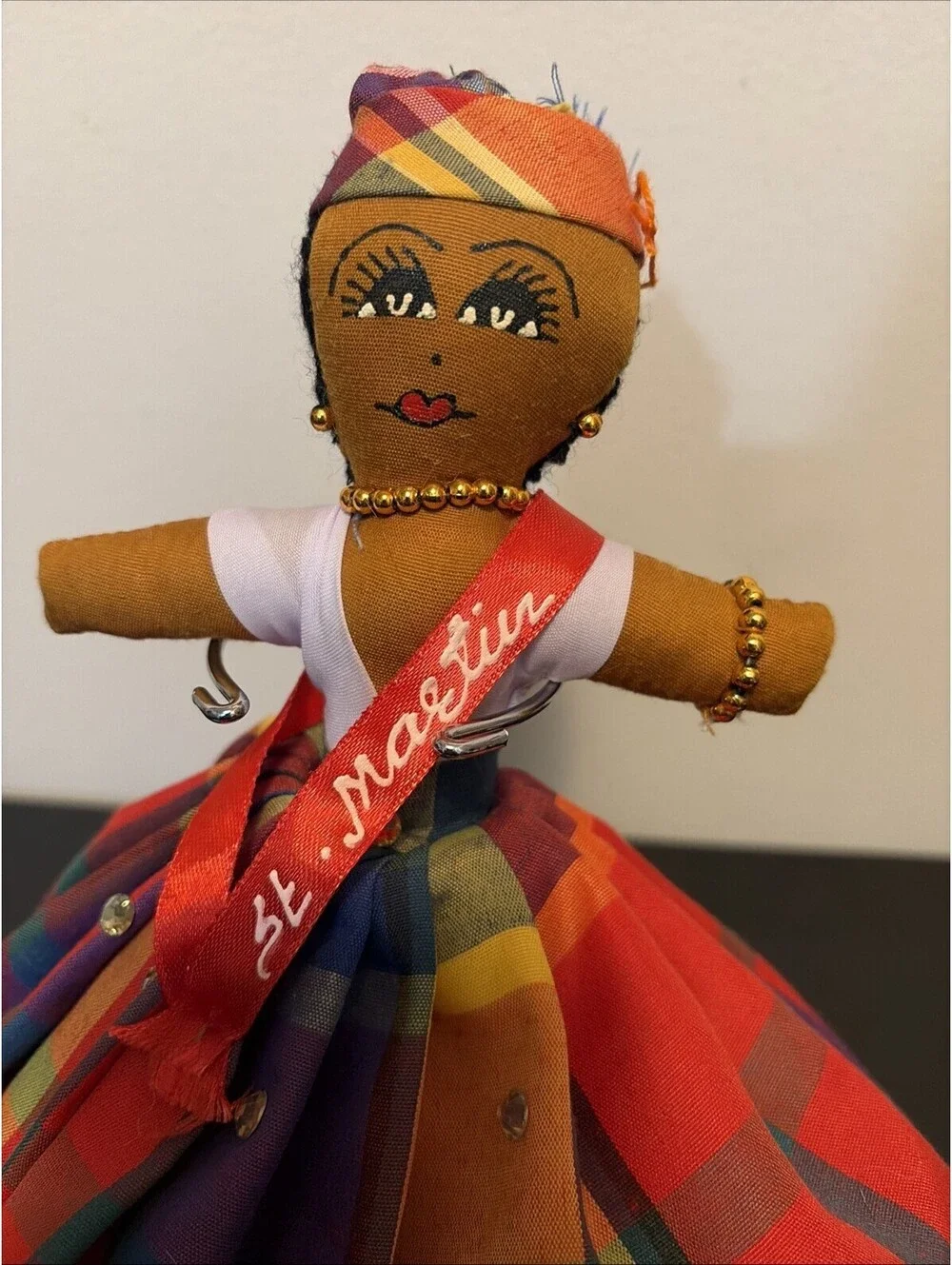 St Maarten Topsy Turvy Doll Caribbean Story Telling Rag Doll Toy 12